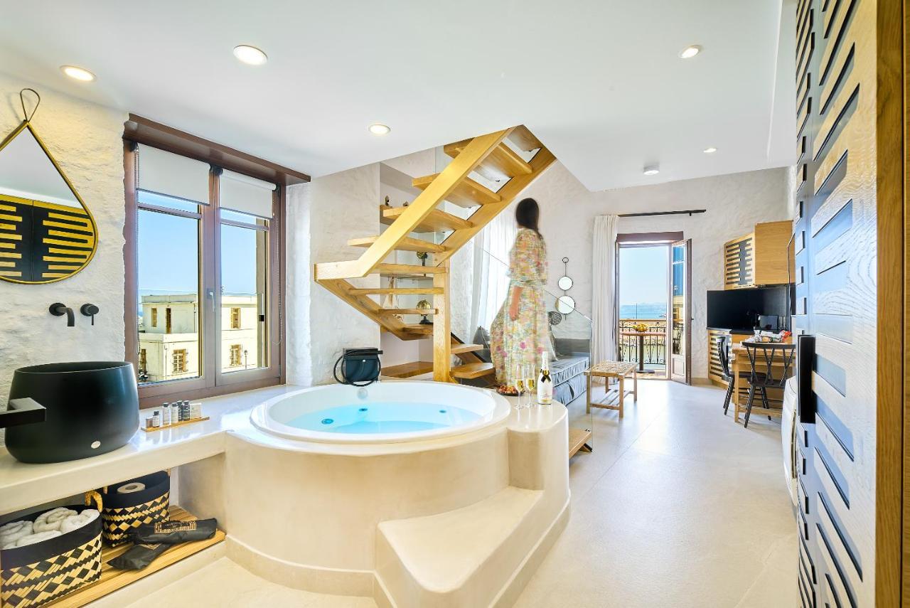Vista Del Porto Luxury Suites レティムノ エクステリア 写真